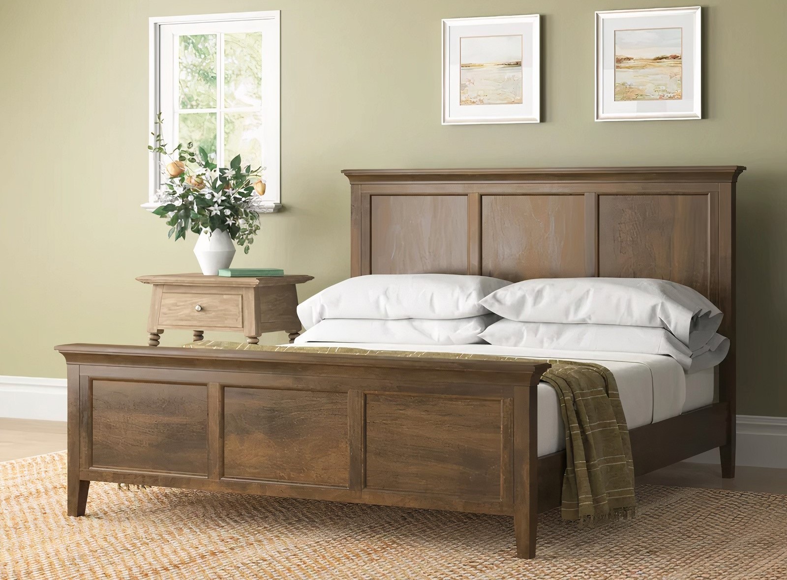 Wood Panel Bed